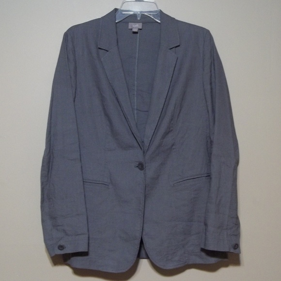 J. Jill Jackets & Blazers - J.Jill women's size small linen blend gray blazer